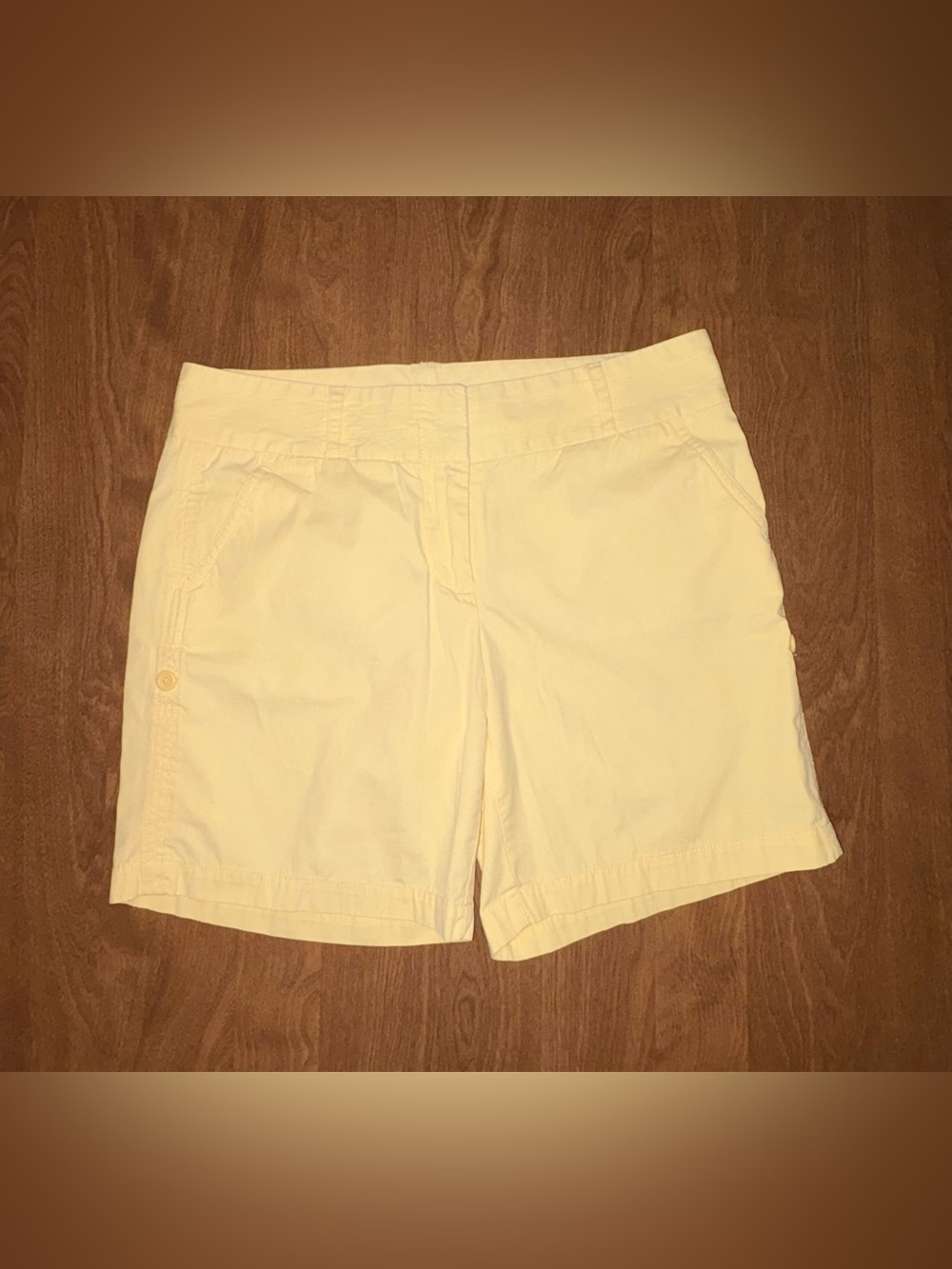 J. Crew Pale Yellow Women's City fit  Shorts